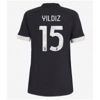 Camisa de Futebol Juventus Kenan Yildiz #15 Equipamento Alternativo Mulheres 2023-24 Manga Curta